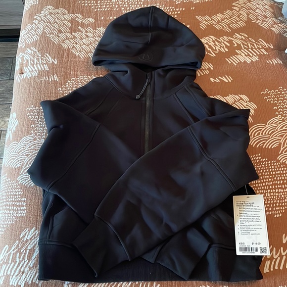 NWT Lululemon Scuba 1/2 zip hoodie - Picture 1 of 2